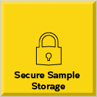 Biospec-secure sample storage