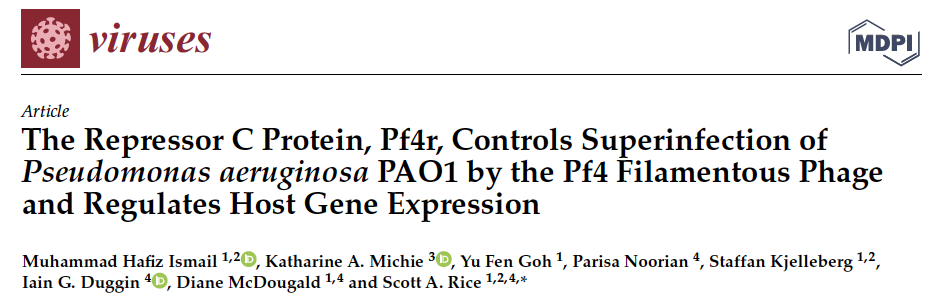 New paper from "Viruses"